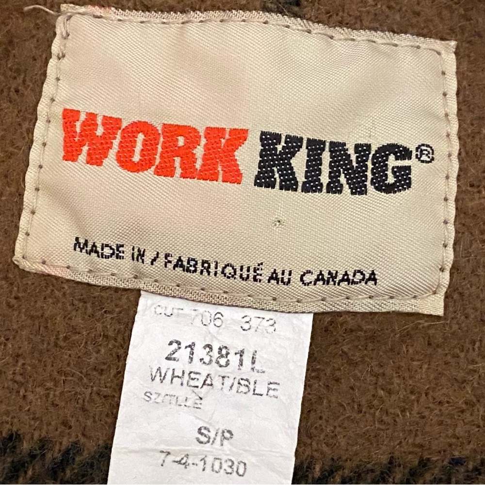 Heavy Ranch Jacket, Warm, Wool Lined by WORK KING (Canada) - Picture 6 of 11